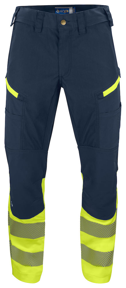 SPODNIE DO PASA SERWISOWE 6528 PROJOB YELLOW/ NAVY
