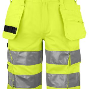 KRÓTKIE SPODENKI - EN ISO 20471 KLASA 2/1 6535 PROJOB YELLOW/ BLACK