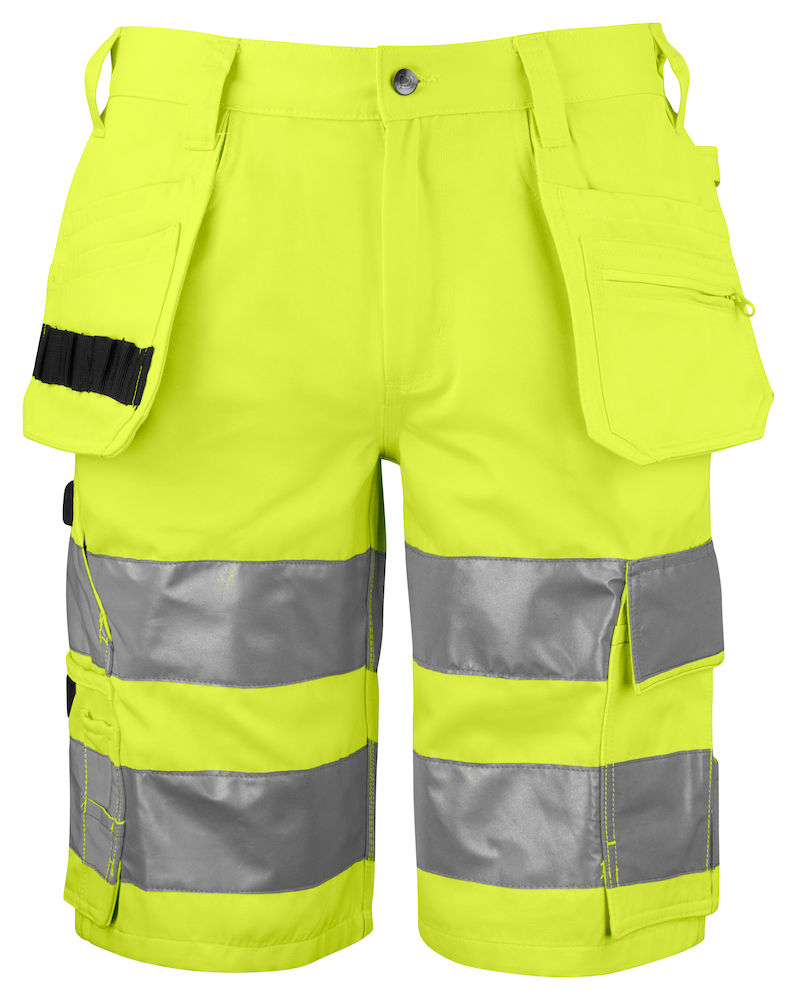 KRÓTKIE SPODENKI - EN ISO 20471 KLASA 2/1 6535 PROJOB YELLOW/ BLACK