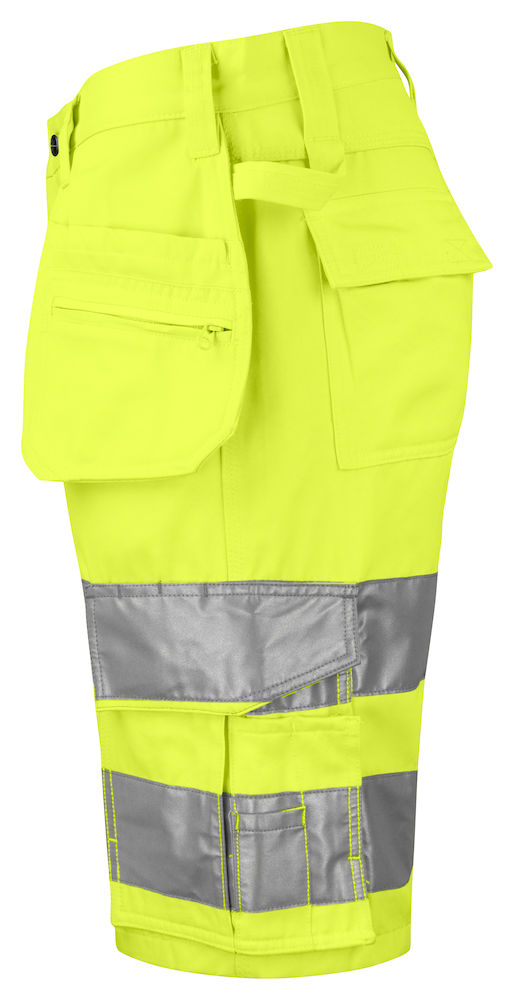 KRÓTKIE SPODENKI - EN ISO 20471 KLASA 2/1 6535 PROJOB YELLOW/ BLACK - obrazek 2