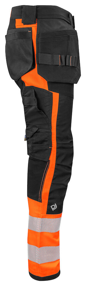 SPODNIE DO PASA - EN ISO 20471 KLASA 1 6540 PROJOB ORANGE - obrazek 2