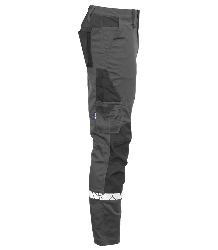 Spodnie do pasa robocze 7508 PROJOB GREY/ BLACK - obrazek 2