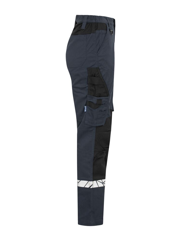 Spodnie do pasa serwisowe damskie 7511 PROJOB NAVY/ BLACK - obrazek 2