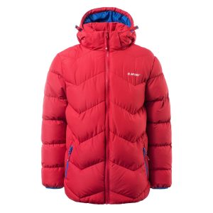 Dziecięca Kurtka zimowa pikowana SAFI JRB HI-TEC HIGH RISK RED/SKYDIVER TURYSTYKA